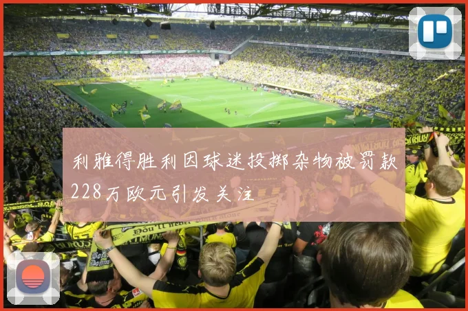 利雅得胜利因球迷投掷杂物被罚款228万欧元引发关注